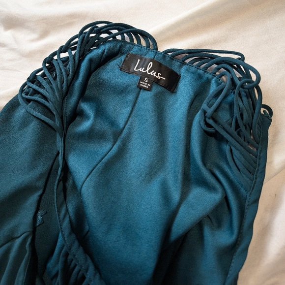 Lulus small teal dress - Picture 2 of 6